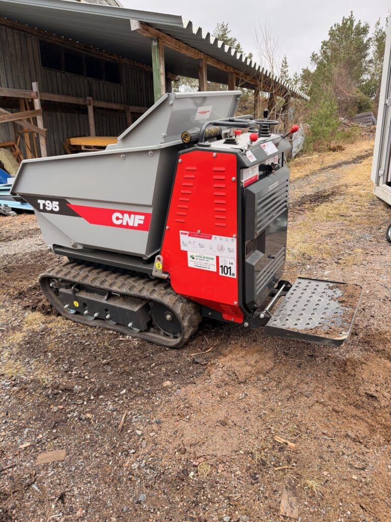 Transport av masser med minidumper