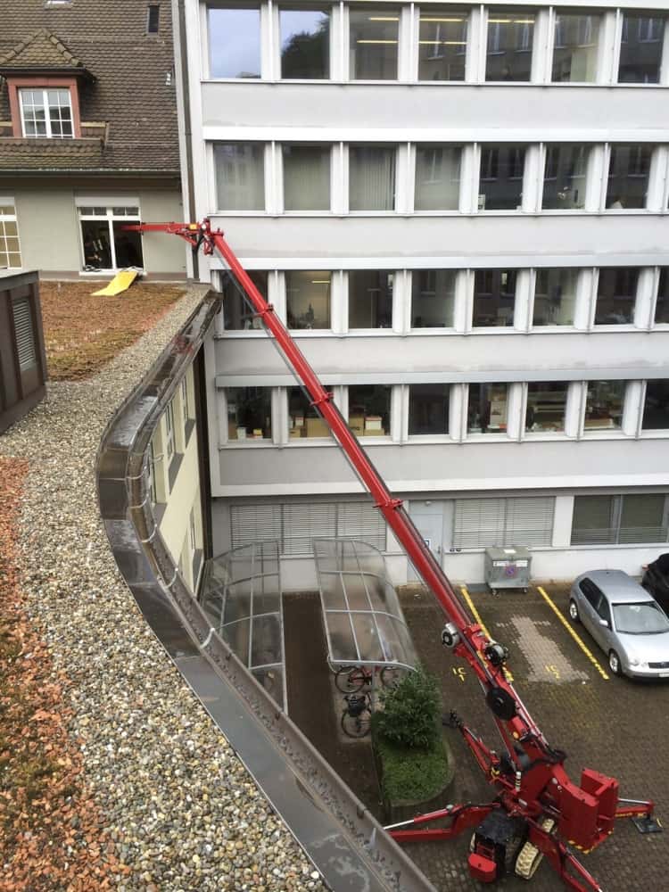 Minikran til løft i høyden